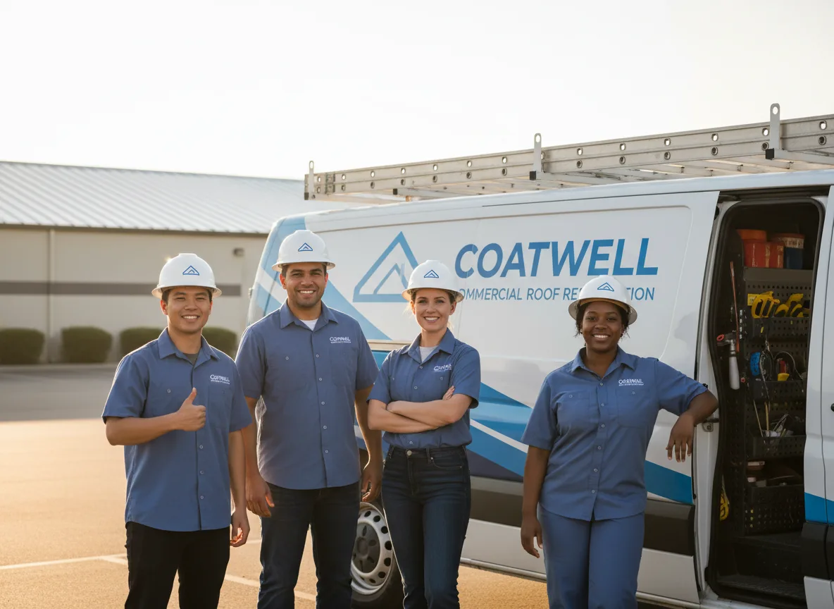 Commercial roof coating company in Hayesville, IA